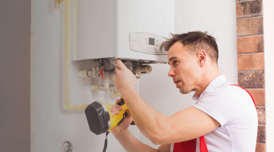 Local tankless water heater installation in Argyle, TX